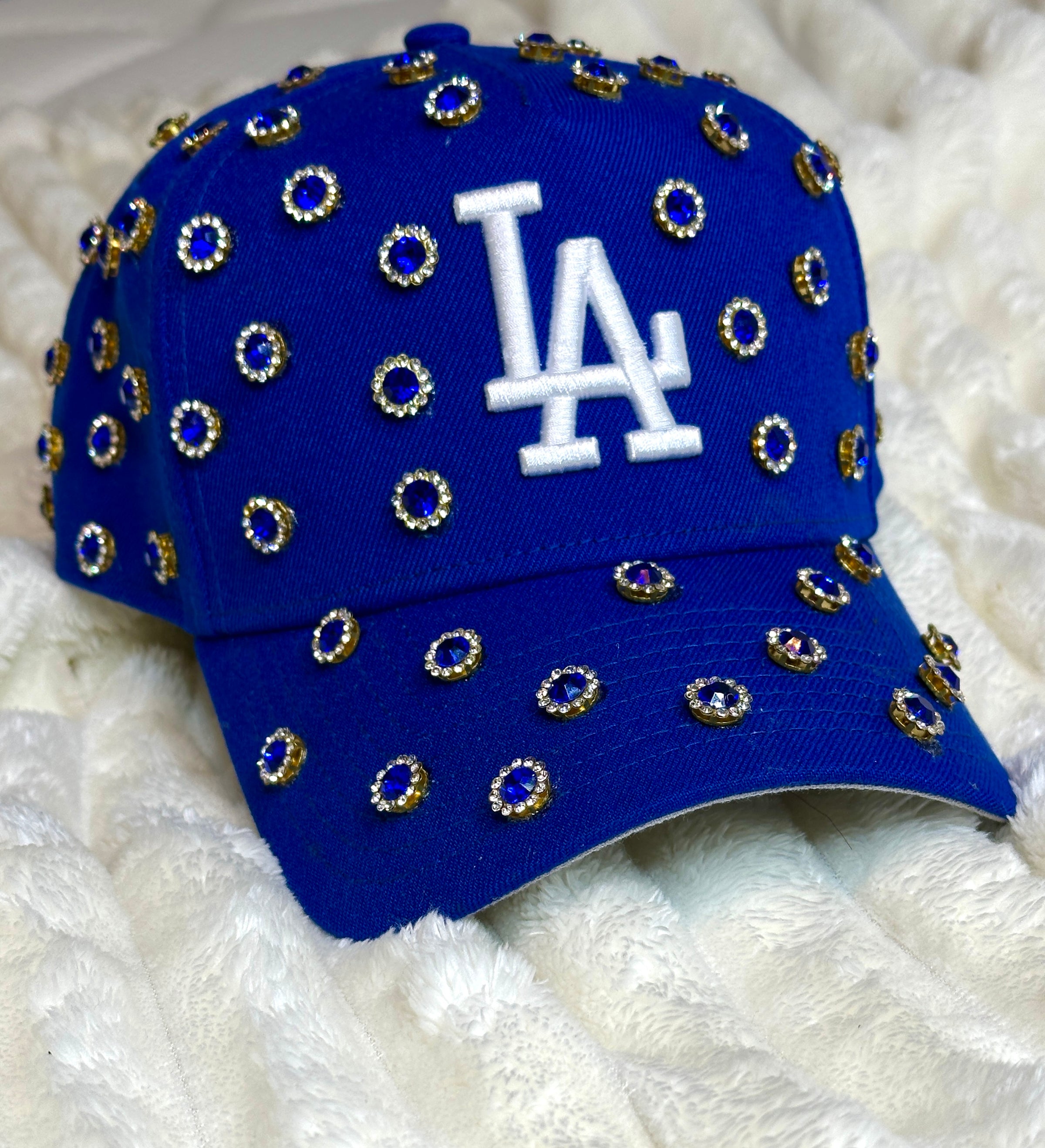 New Era Rhinestone Adjustable Fitted Hat | Plush Tingz